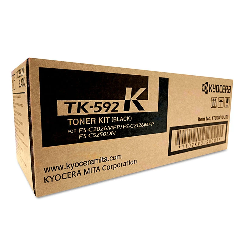 Toner Kyocera TK-592K Cartucho TK592K Original Black