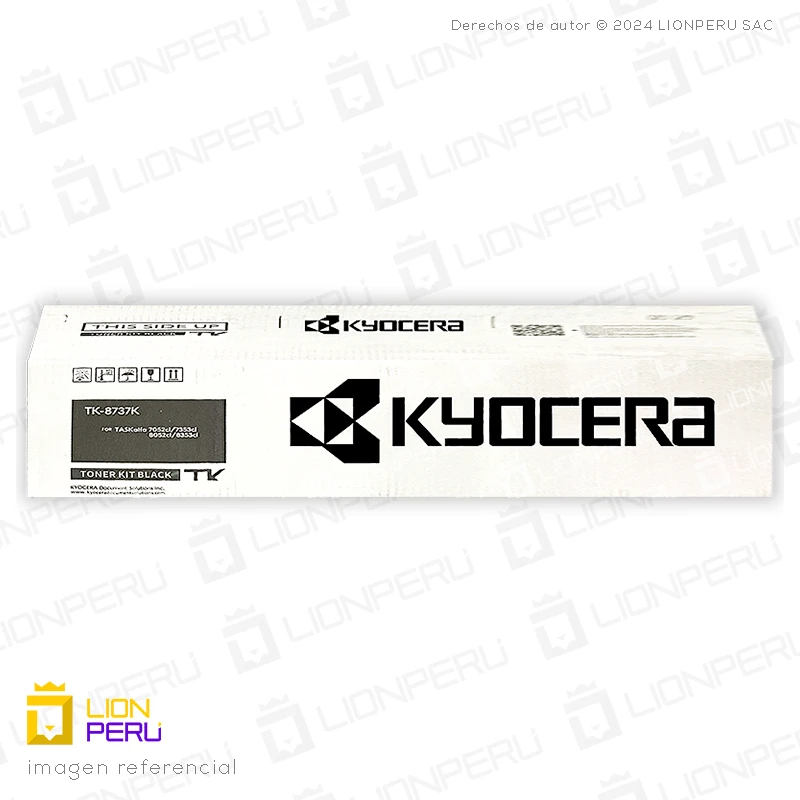 Toner Kyocera TK-8737K Cartucho TK8737K Original Black