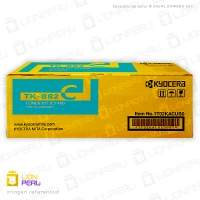 Toner Kyocera TK-882C Cartucho TK882C Original Cyan