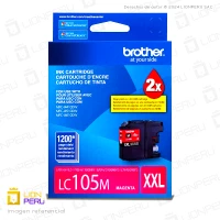 Tinta Brother LC105M Cartucho Original Magenta