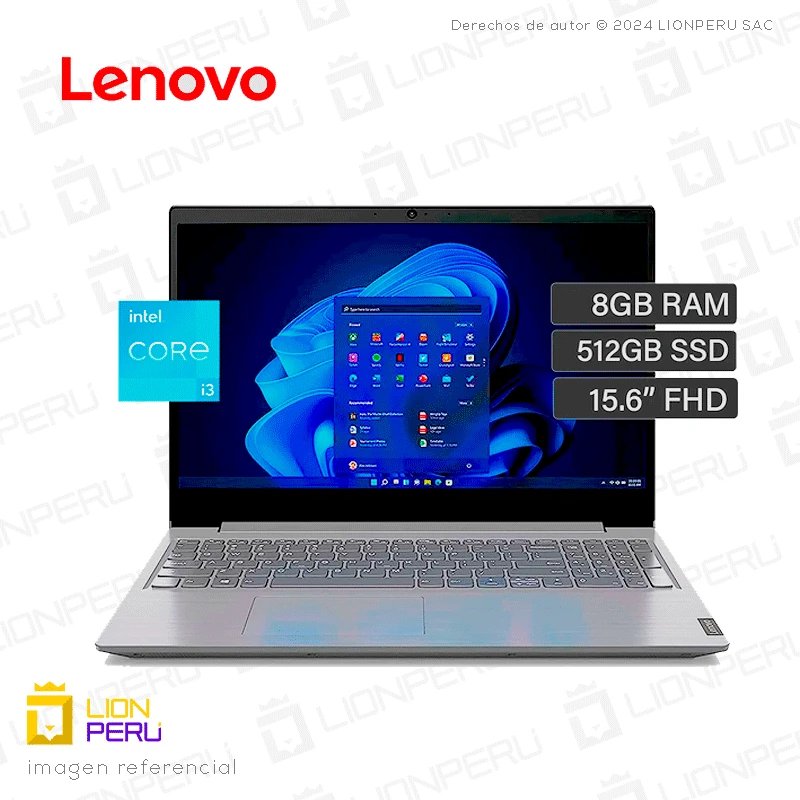 Lenovo V15 G3 AIP, Corei3, 8GB, 512GB SSD, 15.6