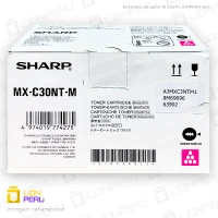 Toner Sharp MX-C30NTM, MXC30NTM Cartucho Original Magenta