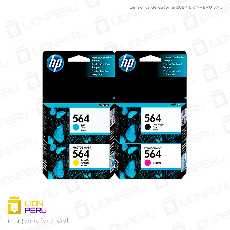 Tinta HP 564 Cartuchos Original Pack Completo