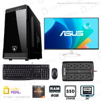 PC De Escritorio AMD Ryzen 5 5600G, 8GB Ram, SSD 256GB