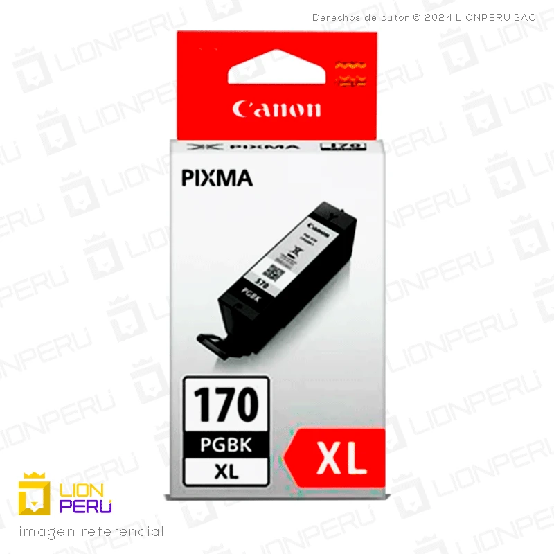 Tinta Canon PGI-170XL Cartucho Original Negro