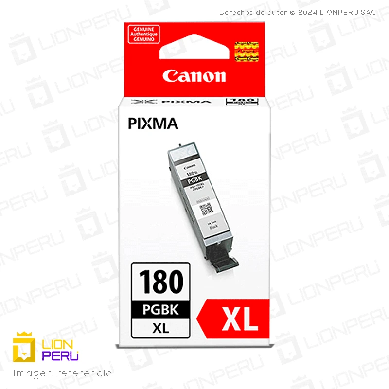 Tinta Canon PGI-180XL Cartucho Original PGBK