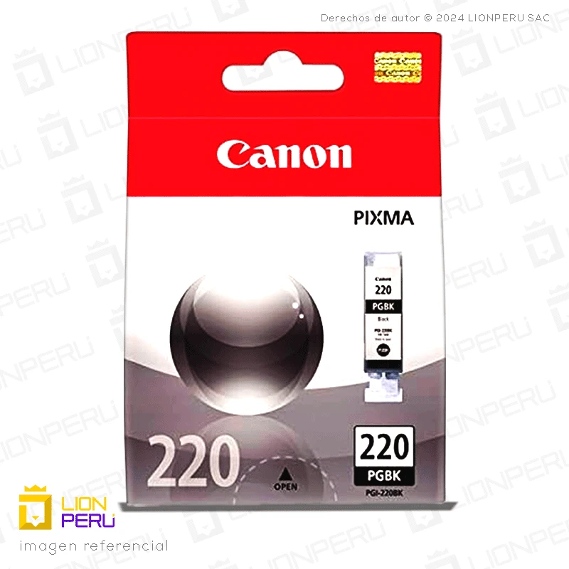 Tinta Canon PGI-220 Cartucho Original Negro