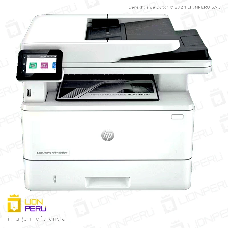 HP 4103fdw LaserJet Pro Imprime, Copia, Escanea y Wifi