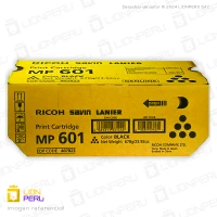 Toner Ricoh MP 601, 407823 Original Cartucho Black