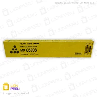 Toner Ricoh 841849, MP C6003 Cartucho Original Black