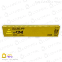 Toner Ricoh 841850, MP C6003 Cartucho Original Yellow