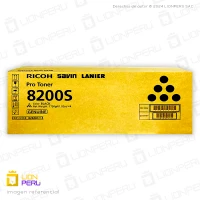 Toner Ricoh PRO 8200S, 828484 Original Cartucho Black