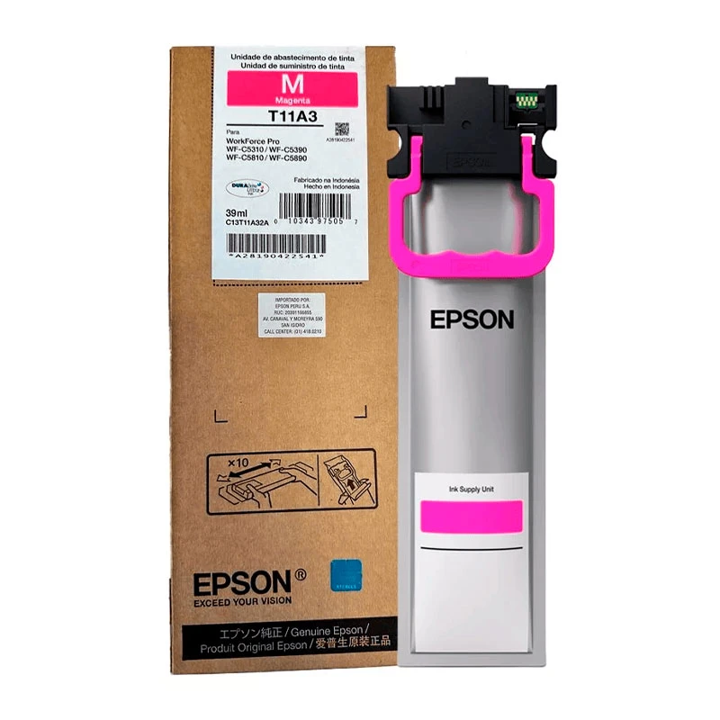 Tinta Epson T11A320, T11A3 Bolsa Original Magenta