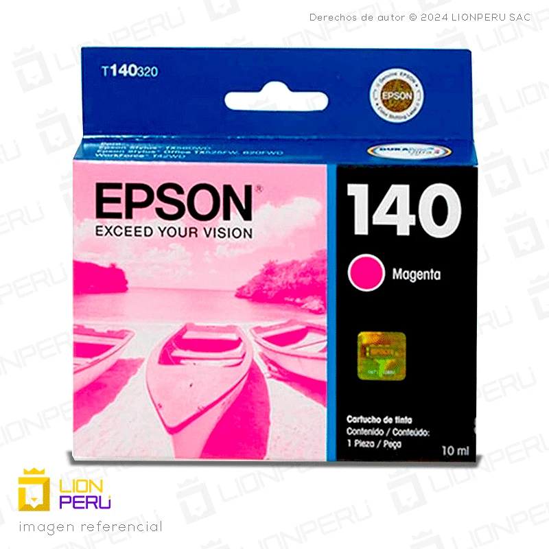 Tinta Epson T140320, T1403 Cartucho Original Magenta