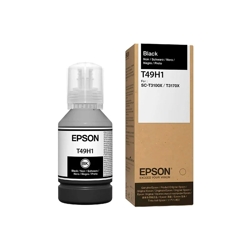 Tinta Epson T49H100, T49H1 Botella Original Negro