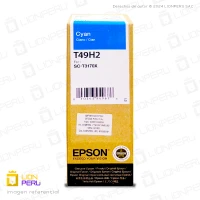 Tinta Epson T49H200, T49H2 Botella Original Cyan