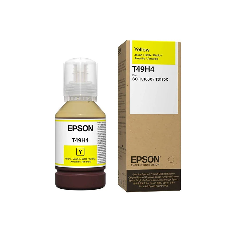 Tinta Epson T49H400, T49H4 Botella Original Amarillo