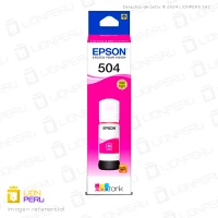 Tinta Epson T504320, T5043 Botella Original Magenta