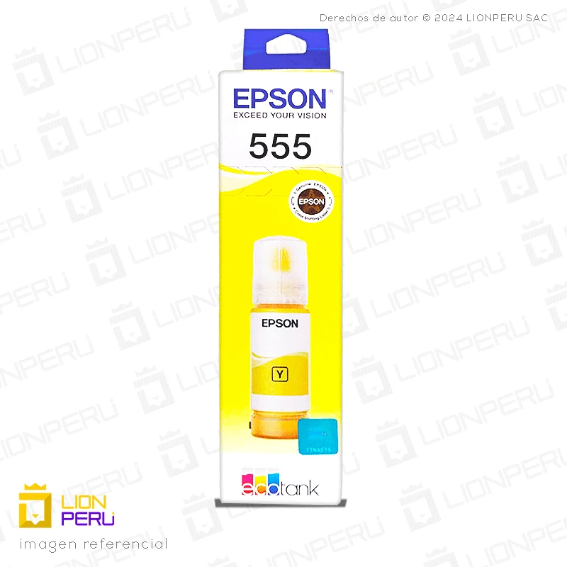 Tinta Epson T555420, T5554 Botella Original Amarillo