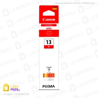 Tinta Canon GI-13 Botella Original Rojo