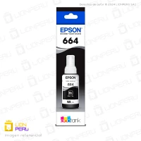 Tinta Epson T664120, T6641 Botella Original Negro