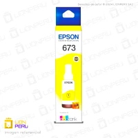 Tinta Epson T673420, T6734 Botella Original Amarillo