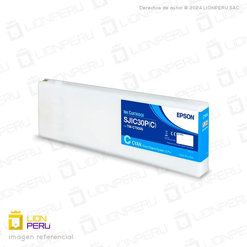 Tinta Epson C33S020636, C33S020 Cian Original