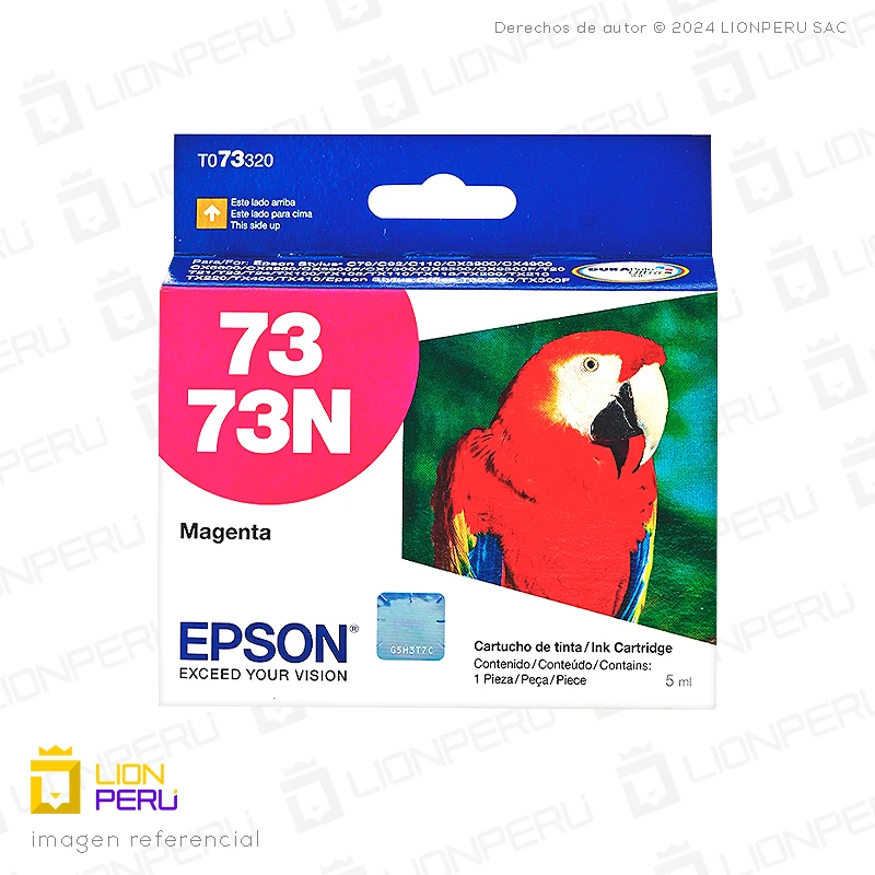Tinta Epson T073320, T0731 Magenta Original