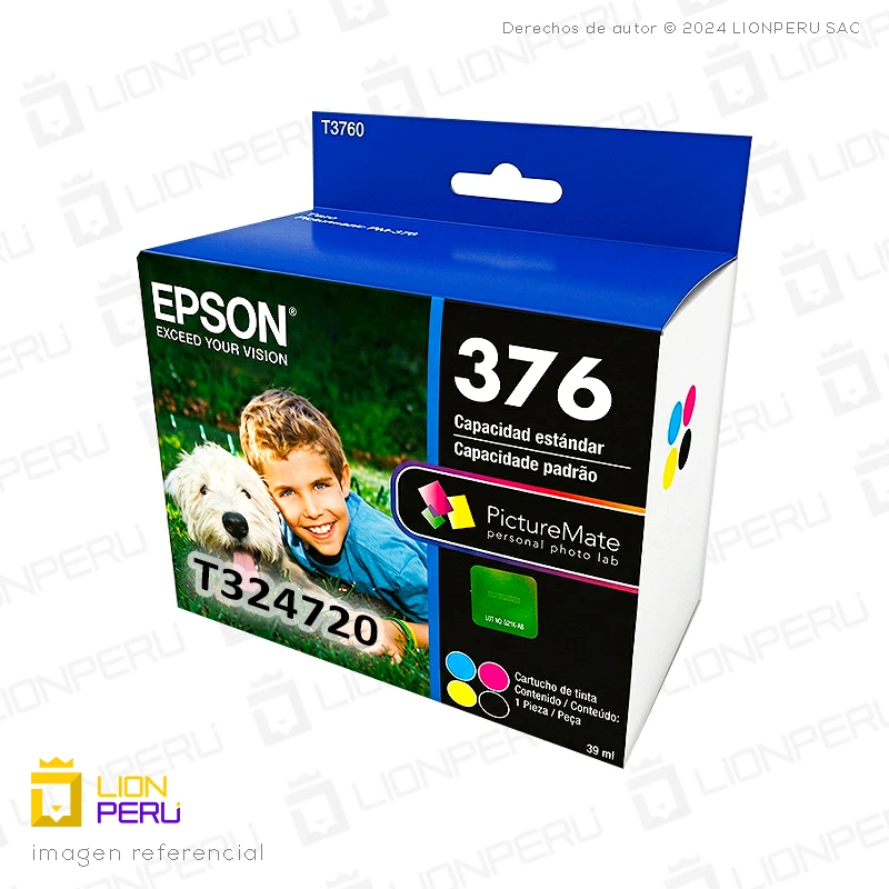 Tinta Epson T376020, T376 Color Original