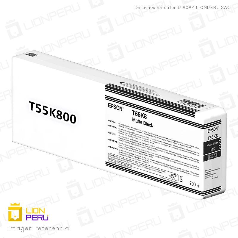 Tinta Epson T55K800, T55K Black Matte Original