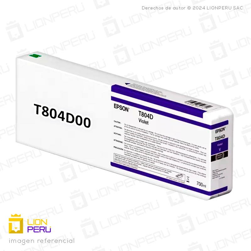 Tinta Epson T804D00, T804 Violeta Original