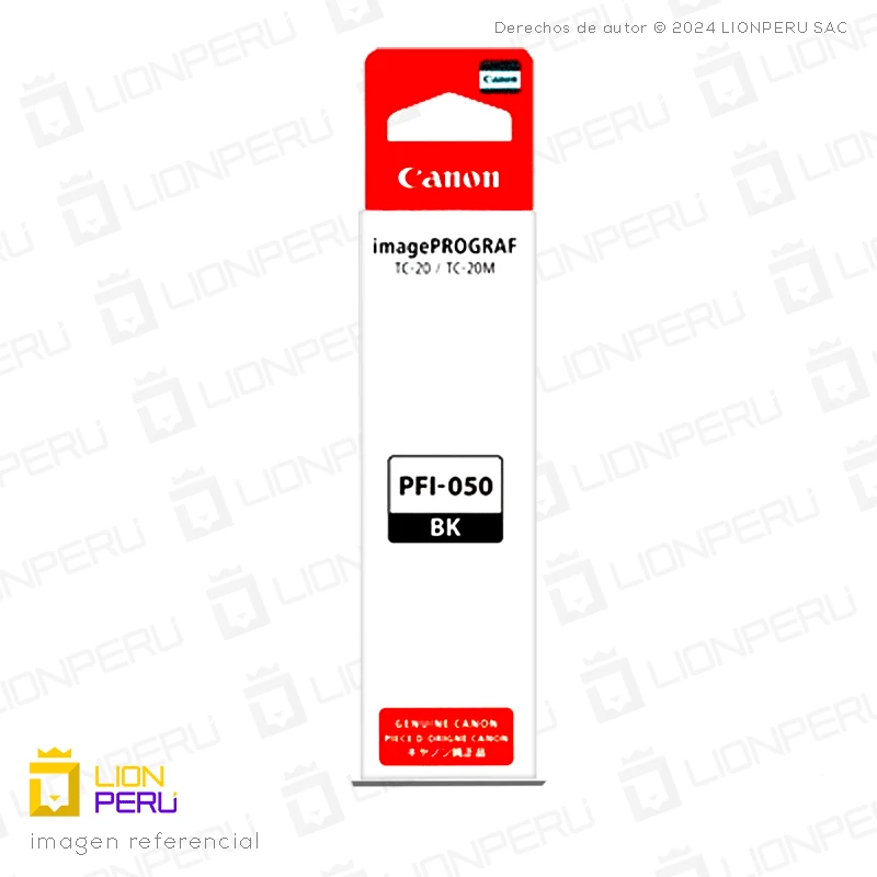 Tinta Canon PFI-050 Botella Original Negro