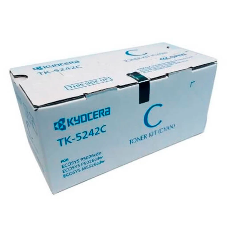 Toner Kyocera TK-5242C Cartucho TK5242C Original Cyan