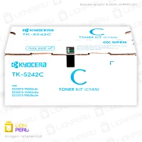 Toner Kyocera TK-5242C Cartucho TK5242C Original Cyan