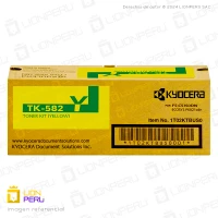 Toner Kyocera TK-582Y Cartucho TK582Y Original Amarillo