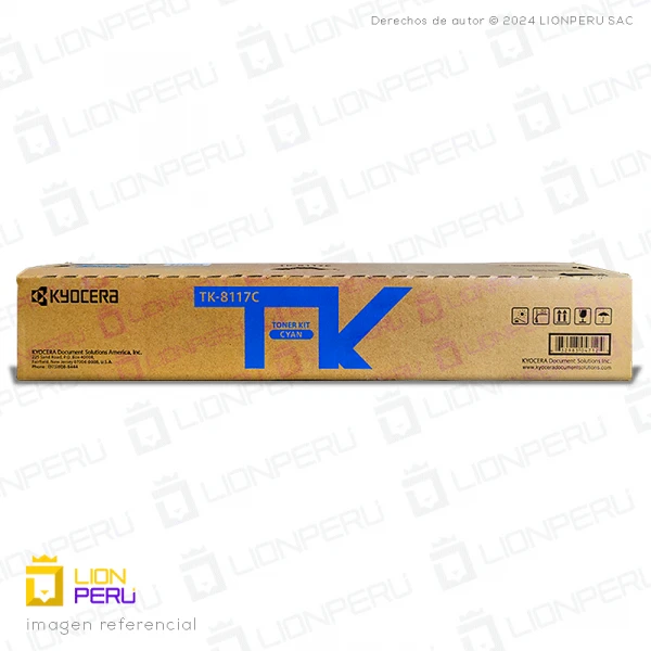 Toner Kyocera TK-8117C Cartucho TK 8117C Original Cyan