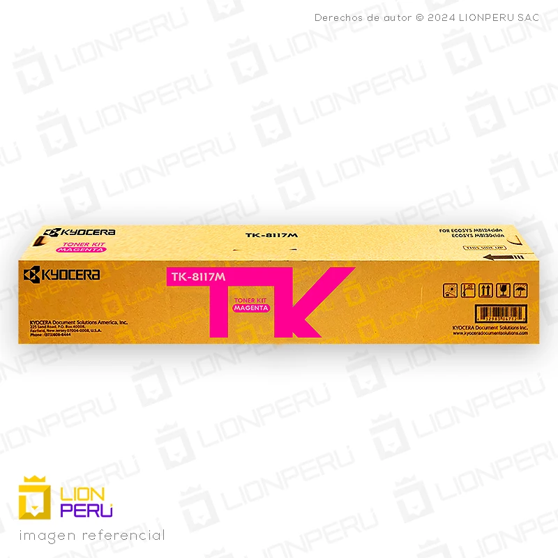 Toner Kyocera TK-8117M Cartucho TK 8117M Original Magenta