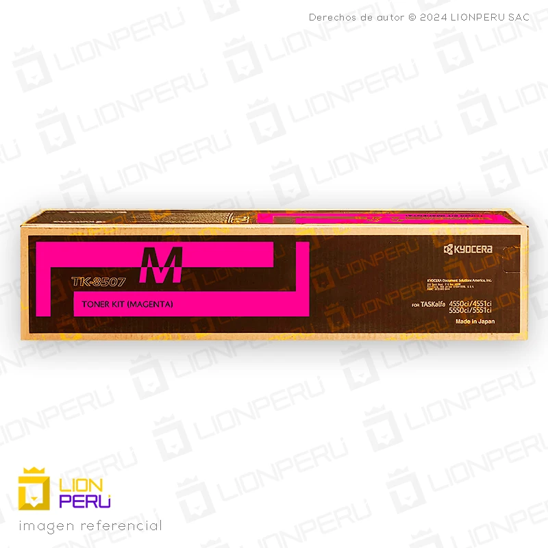 Toner Kyocera TK-8507M Cartucho TK8507M Original Magenta