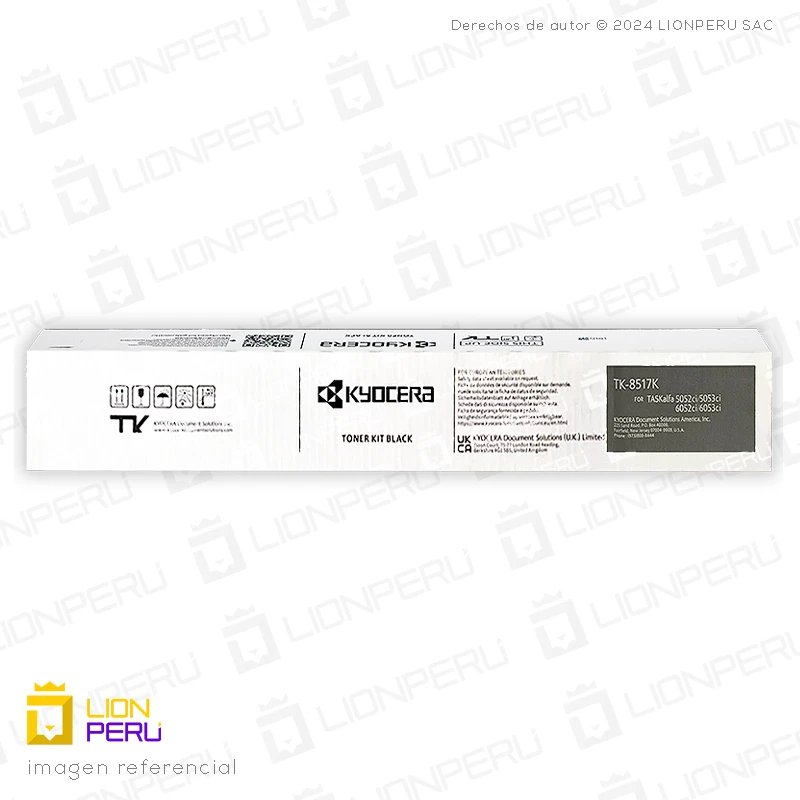 Toner Kyocera TK-8517K Cartucho TK8517K Original Black