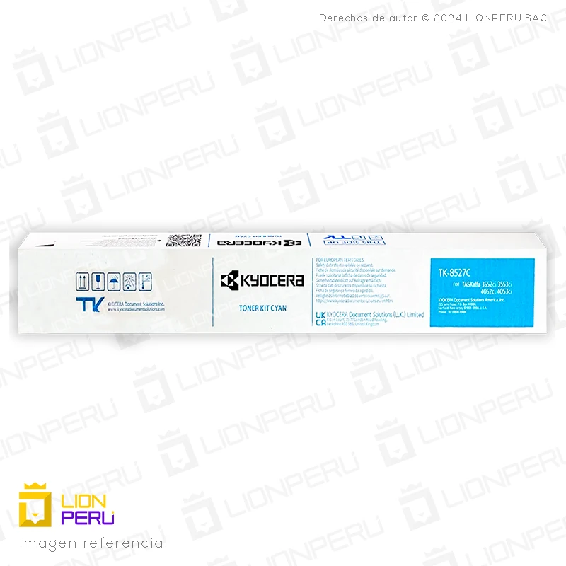 Toner Kyocera TK-8527C Cartucho TK8527C Original Cyan