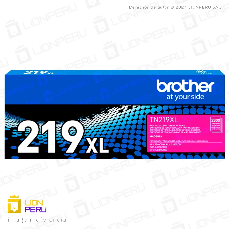 Toner Brother TN219XL M Cartucho TN-219XL M Magenta