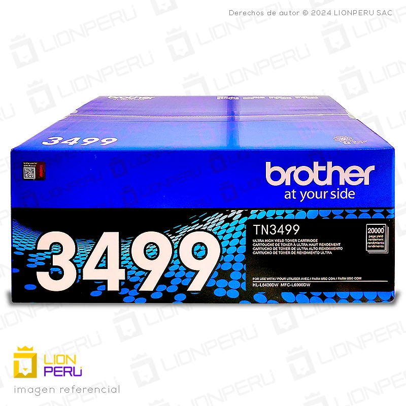 Toner Brother TN3499 Cartucho TN-3499 Original Black