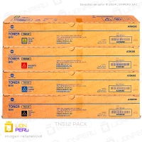 Toner Konica Minolta TN 512, TN512, Pack Kit Original