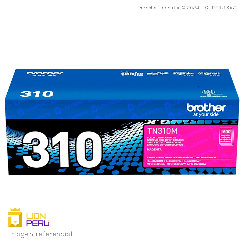 Toner Brother TN310M Cartucho TN-310M Magenta