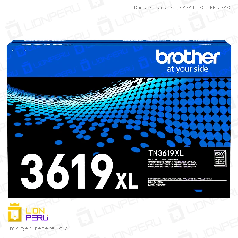 Toner Brother TN3619XL Cartucho TN-3619XL Black