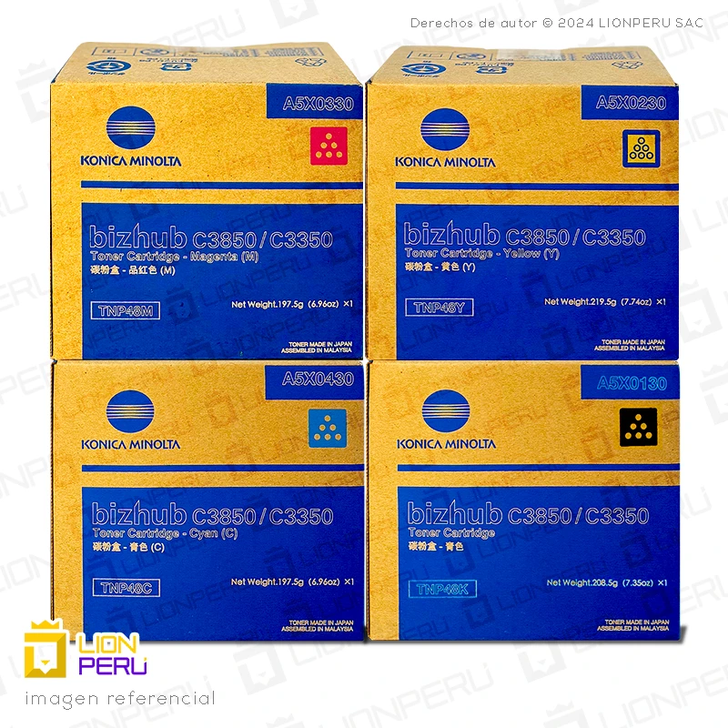 Toner Konica Minolta TNP48, TNP 48, Pack Kit Original