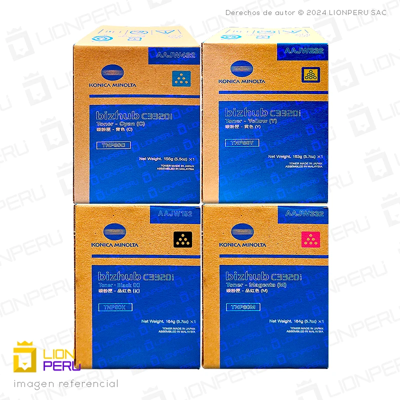 Toner Konica Minolta TNP80, TNP 80, Pack Kit Original