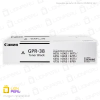 Toner Canon GPR 38, GPR-38 Cartucho Original Black