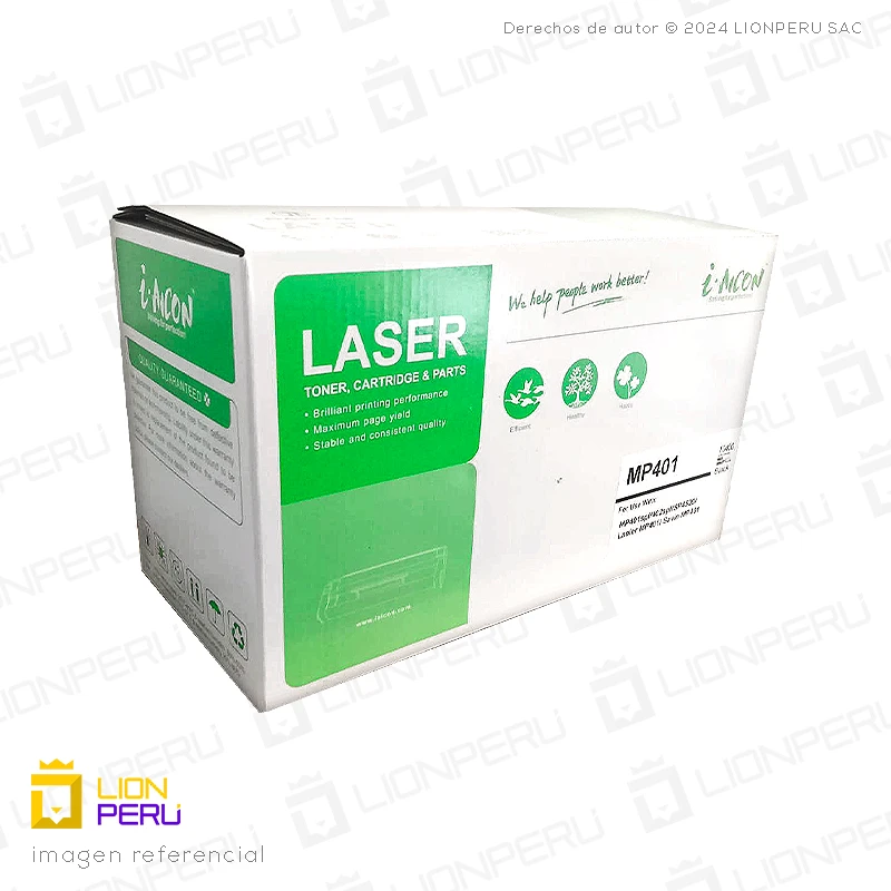 Toner Ricoh MP 401, 841886 Compatible Cartucho Black