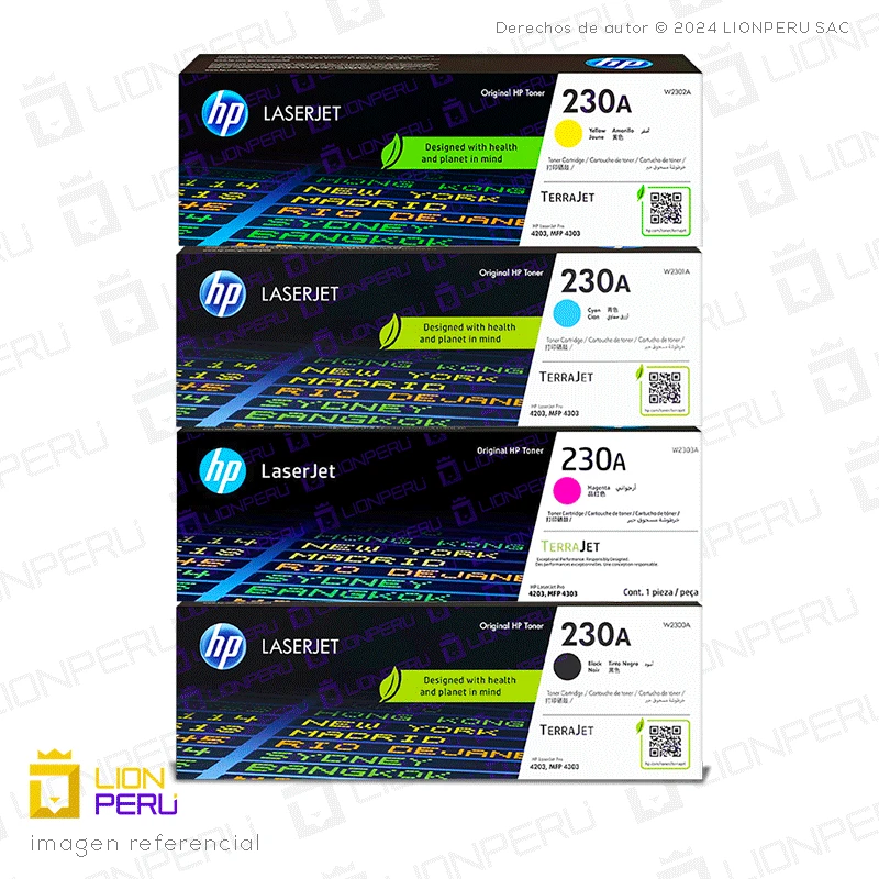 230A | HP Toner Cartucho Pack Completo Original 🎯